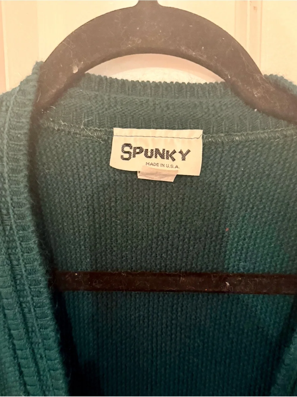 Upcycled Vintage Spunky Brand Oversized Cardigan Sweater Granny Square Pocket